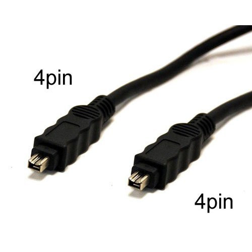 Zagall FireWire 400(IEEE1394a) Cables, 4pin to 4pin - 3 Feet