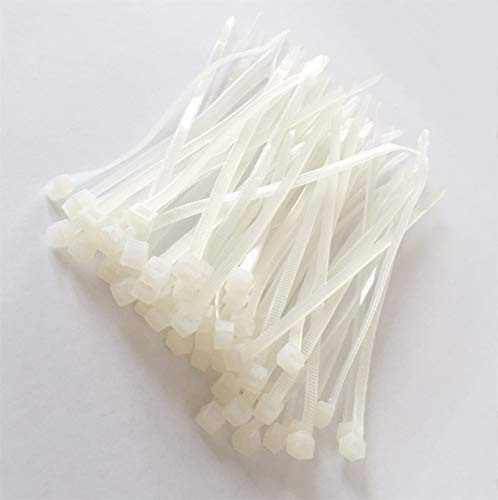 XLY3mmx150mm Nylon Strip Zip Tie Wire Cable Fastener Off white 560pcs