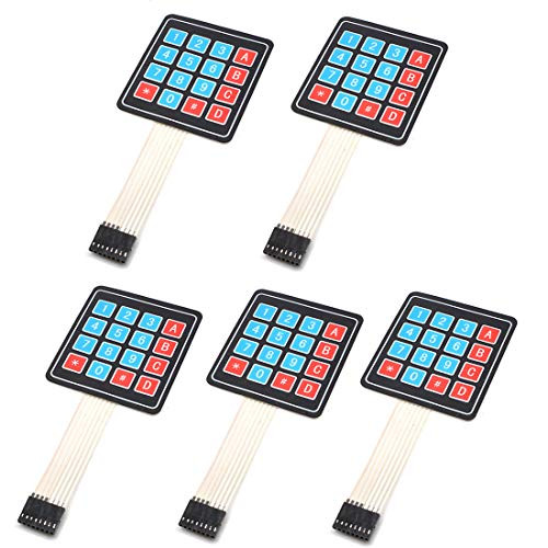 Willwin 5pcs 4x4 Membrane Switch Keypad Keyboard 44 16 Key Matrix Array Matrix Keyboard for Robot arduino Smart car New