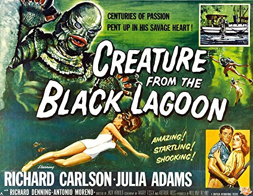 Posterazzi EVCMCDCRFREC013H Creature from The Black Lagoon Movie Poster Masterprint, 14 x 11
