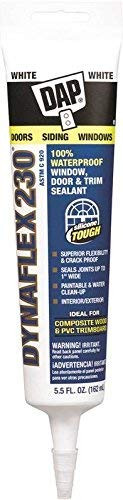 Dap 18285 Dynaflex 230 Premium Indoor Outdoor Sealant with 5.5-Ounce Tube, White