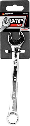 Performance Tool W325C Combination Wrench, 9/16"