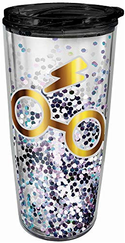 Spoontiques 20271 Harry Potter Glitter Travel Mug, 18 ounces, Silver