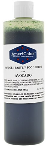 AmeriColor Food Coloring, Avocado Soft Gel Paste, 13.5 Ounce