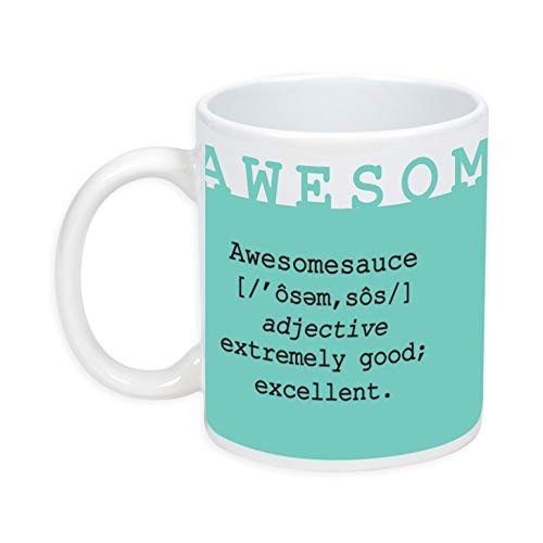Full of Awesomesauce Definition 11 Oz Ceramic Stoneware Coffee Mug