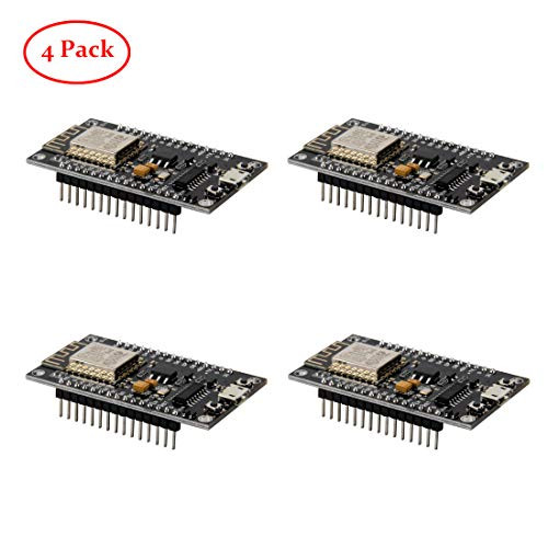 Oak-Pine 4pcs ESP8266 NodeMCU LUA CP2102 New Version Internet Node Mcu Lua WiFi V3 WiFi Development Board Open Source Serial Wireless Module Works Great with Arduino IDE/Micropython
