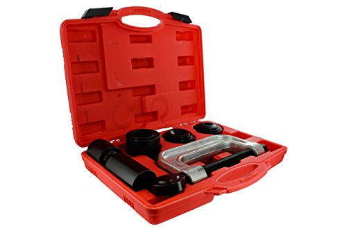 ABN Ball Joint Press 10pc Set  Ball Joint Tool, Bushing Removal Tool  Service Tool Kit with 4-Wheel Drive 4WD Adapter