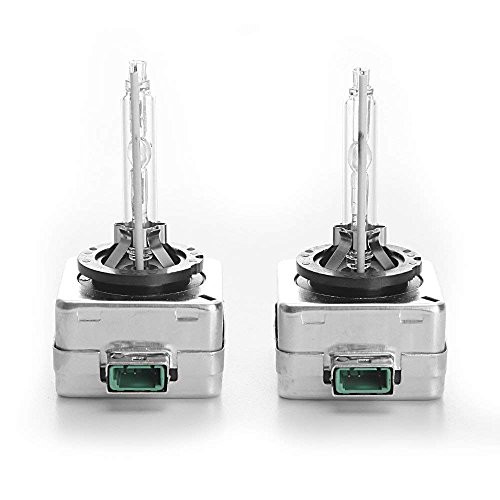 Yandirect 4300K 35W D3S car Xenon HID Headlight Replacement Bulb (Pack of 2) (4300K, D3S)