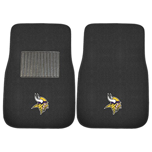 Fanmats 10753 NFL Minnesota Vikings 1-Piece Embroidered Car Mat