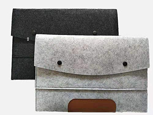Folders - 2 Pcs of 13 Inch Laptop Briefcase Portable Holder or Felt File Holder Felt File File Folder File folders Expanding Document Folder Luxury Office File Folders A4 Folders
