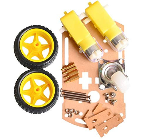 Lheng 2WD Smart Motor Robot Car Chassis Kit with Speed Encoder Wheels for Arduino DIY