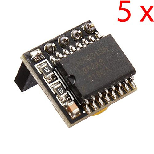 DAOKI 5 PCS DIY DS3231 Precision RTC Clock Memory Module for Arduino Raspberry Pi