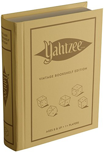 Winning Solutions Yahtzee Linen Book Vintage Edition Board Games