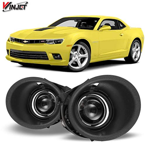 Winjet WJ30-0384-09 OEM Series for [2014-2015 Chevy Camaro] Clear Lens Driving Fog Lights + Switch + Wiring Kit