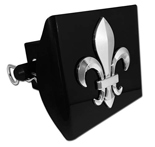 Elektroplate Fleur-de-Lis Black Plastic Hitch Cover Elektroplate Fleur-de-Lis Black Plastic Hitch Cover