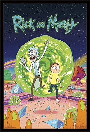 Trends International""Rick and Morty - Cover Wall Poster, 24.25" x 35.75"