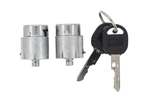 NewYall Front Left LH Driver & Right RH Passenger Side Door Lock Cylinder w/ 2 Keys