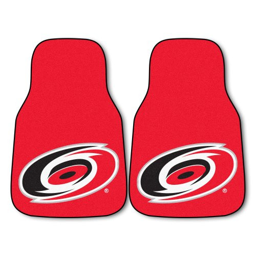 FANMATS NHL Carolina Hurricanes Nylon Face Carpet Car Mat FANMATS NHL Carolina Hurricanes Nylon Face Carpet Car Mat