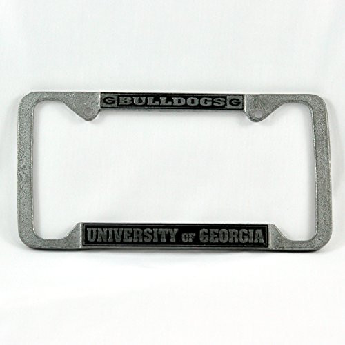 Georgia Bulldogs Plate Frame PEWTER GEORGIA PLATE FRAME