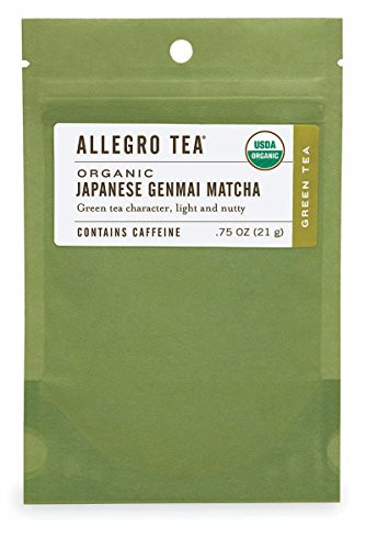 Allegro Tea, Organic Japanese Genmai Matcha, Loose Leaf Tea, 0.75 oz