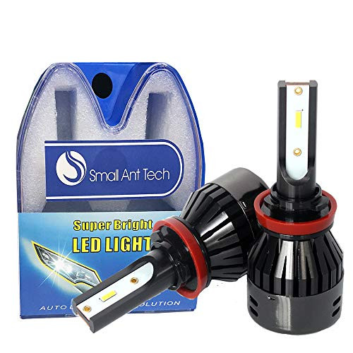 LED Headlight Bulbs All-in-One Conversion Kit - H11 (H8, H9) -6000Lm 6000K 60W Cool White-Hi/Lo Beam/Fog Light Bulbs-Plug & Play (2pcs)