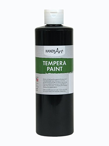Handy Art Tempera 16 ounce, Black