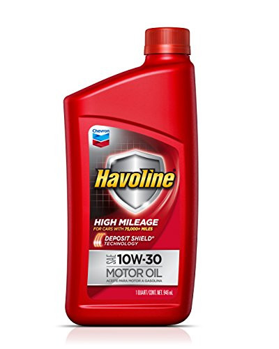 HAVOLINE 10W30 High Mileage with Deposit Shield Technology, 1 Quart, 1 Pack
