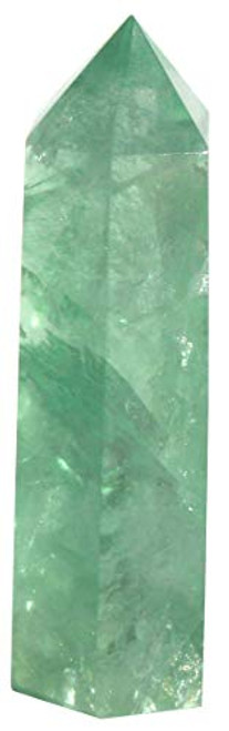 Luckeeper Healing Crystal Wands | 2" Green Fluorite Quartz Crystal Wand| 6 Faceted Reiki Chakra Meditation Therapy (1pcs) Luckeeper Healing Crystal Wands | 2" Green Fluorite Quartz Crystal Wand| 6 Faceted Reiki Chakra Meditation Therapy (1pcs)