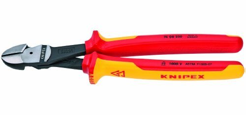 KNIPEX 74 08 250 US 1,000V Insulated High Leverage Diagonal Cutters