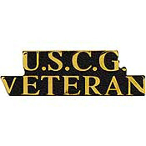 EagleEmblems P62791 Pin-USCG,Scr,Veteran (1.5'')