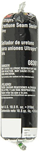 3M 08361 Ultrapro Gray Urethane Seam Sealer - 310 ml Foil Pack