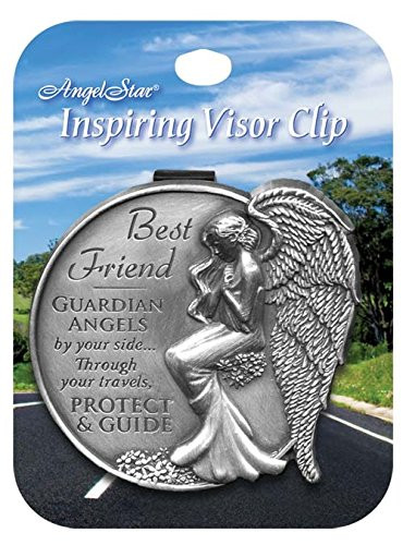 AngelStar 15691 Best Friend Guardian Angel Visor Clip Accent, 2-1/2-Inch