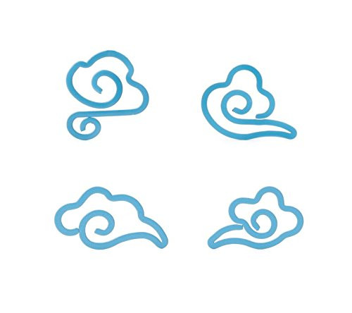 Kikkerland Cloud Paper Clips, Set of 8 (PC17)