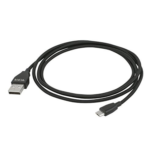 TUMI Charge & Sync Cable with Micro-USB Connector (4 ft. / 1.2M) - Nylon Black