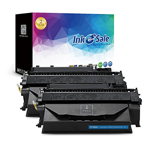 INK E-SALE Replacement for HP CF280X 80X Black Toner Cartridge for use with HP Laserjet Pro 400 M401a M401n M401d M401dn M401dne M401dw MFP M425dn?2 Pack