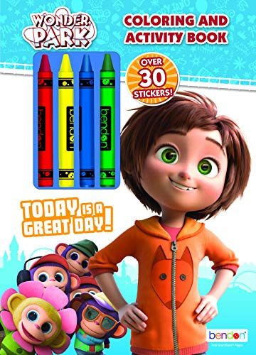 Wonder Park Bendon 37229 Coloring & Activity Book with Crayons