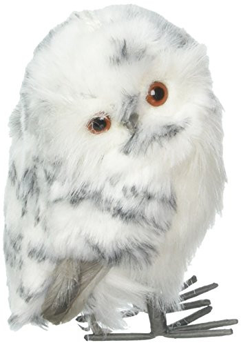 Kurt Adler White & Black Owl Ornament 2/asstd
