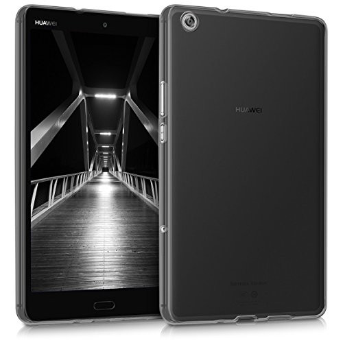 kwmobile Huawei MediaPad M3 Lite 8 Case - Crystal TPU Cover for Huawei MediaPad M3 Lite 8 - Black