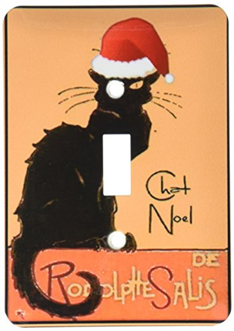 3dRose lsp_47077_1 Le Chat Noel Advertising, Art Nouveau, Black Cat, Cat, Cats, Chat Noir, Le Chat Single Toggle Switch 3dRose lsp_47077_1 Le Chat Noel Advertising, Art Nouveau, Black Cat, Cat, Cats, Chat Noir, Le Chat Single Toggle Switch