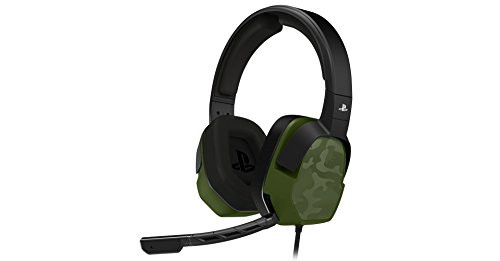 PDP PS4 LVL 3 Stereo Gaming Headset 051-032-NA-NCAM, Green Camo