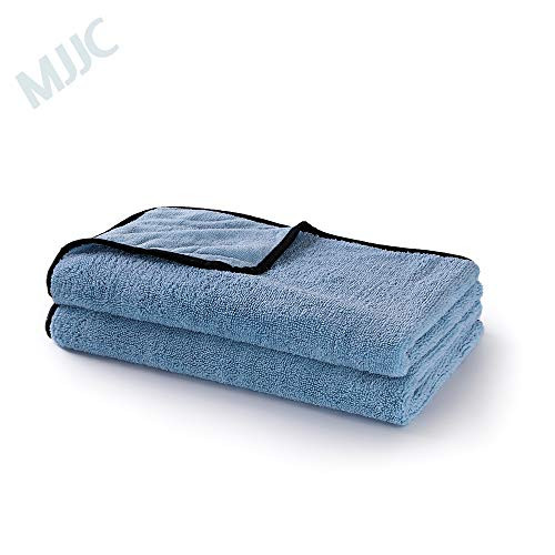 MJJC 60 * 80cm Super Absorbent Car Wash Microfiber Towel Car Cleaning Drying Cloth Hemming Car Care Cloth Detailing Towels