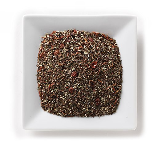Mahamosa African Safari Tea 2 oz - Rooibos Herbal Loose Leaf (Looseleaf) Tea Blend (with pomegranate, rosehips, green rooibos, honeybush)