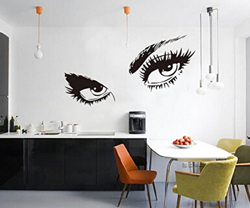 Audrey Hepburn's Eyes Removable Vinyl Wall Stickers Mural Home Art Decal Kids Room Decor