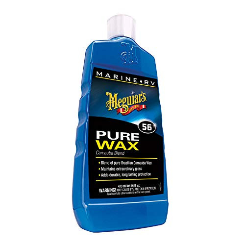 Meguiars M5616 Marine/RV Pure Wax Carnauba Blend, 16 Fluid Ounces Meguiars M5616 Marine/RV Pure Wax Carnauba Blend, 16 Fluid Ounces