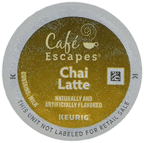 Cafe Escapes CHAI LATTE 48 K-Cups for Keurig Brewers (Original Version)