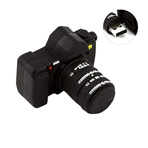 Aneew 64GB Black Pendrive Camera 3D Shape USB Flash Drive Memory Thumb