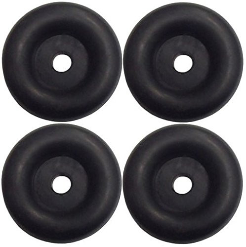 JQuad (4 Pack) Trailer Ramp Door Bumper - Truck Cargo Hatch Rubber Bump Stop