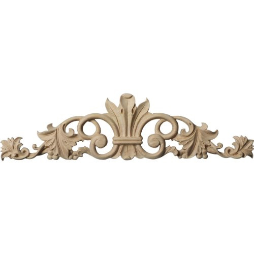 Ekena Millwork ONL12X03X01MALW-CASE-2 Onlay, 12"W x 3 1/2"H x 5/8"D, Lindenwood
