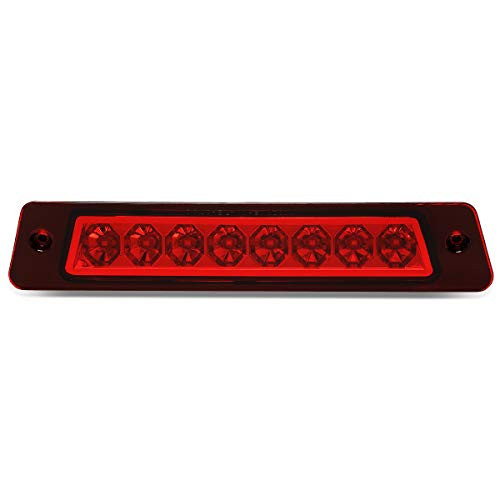 DNA Motoring 3BL-FM87-LED-RD Full LED 3rd Tail Brake Light Rear Center Stop Lamp