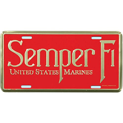 Honor Country Semper Fi US Marine Corps License Plate Honor Country Semper Fi US Marine Corps License Plate